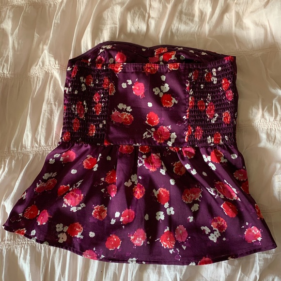 Strapless Floral Top American Eagle - Picture 2 of 3